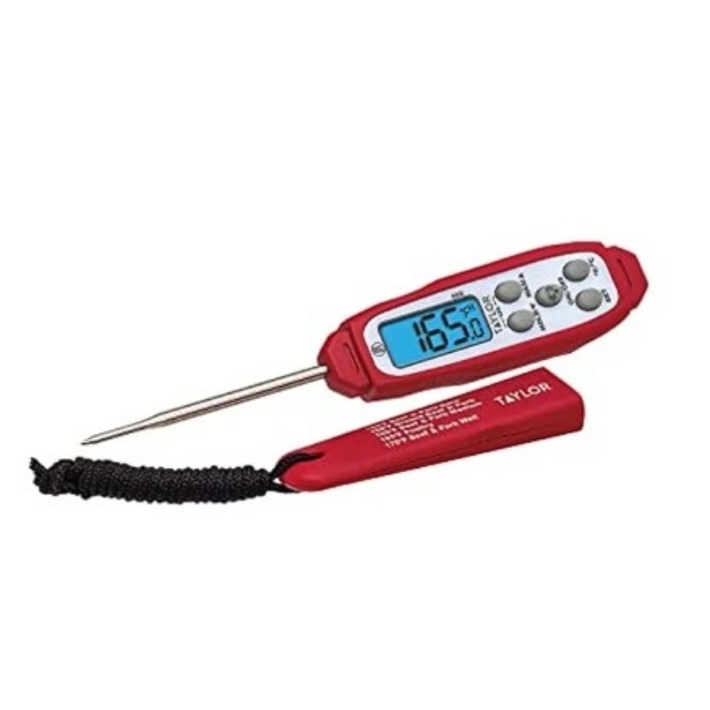 Taylor Red Digital Kitchen Thermometer